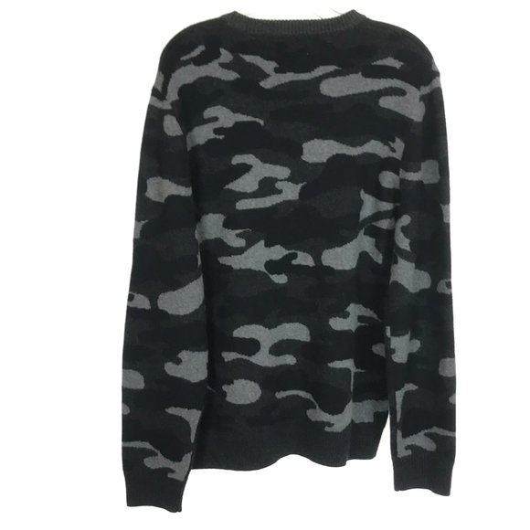NWOT Medium Candy & Caviar Wool Camouflage Sweater - Picture 3 of 3